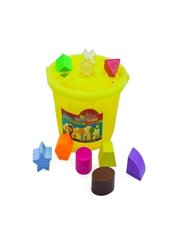 MAPA PLAY ® Baby Plastic First Block Shapes and Sorter, Toys for 6 Months to 2 Years Old for Boys and Girls - Image 1